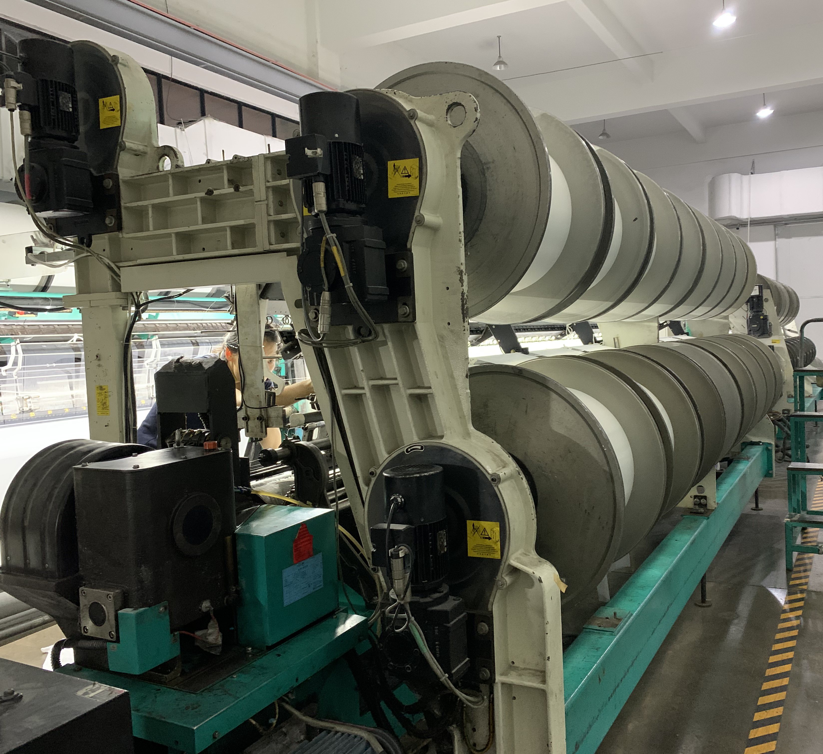 Second Warp Knitting Machine